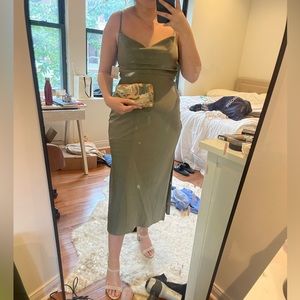 Sage Green Wedding Guest Dress